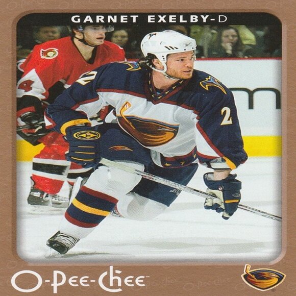 Garnet Exelby Atlanta Thrashers NHL Hockey Card Collection - 2 Card Set - Picture 2 of 3